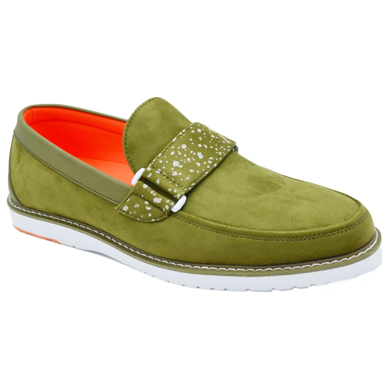 TAYNO DISTRIBUTOR F TC LIME / 8.0 MICROFIBER PENNY LOAFER/ smoothie