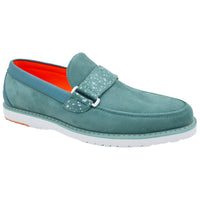 TAYNO DISTRIBUTOR F TC BBLUE / 8.0 MICROFIBER PENNY LOAFER/ smoothie