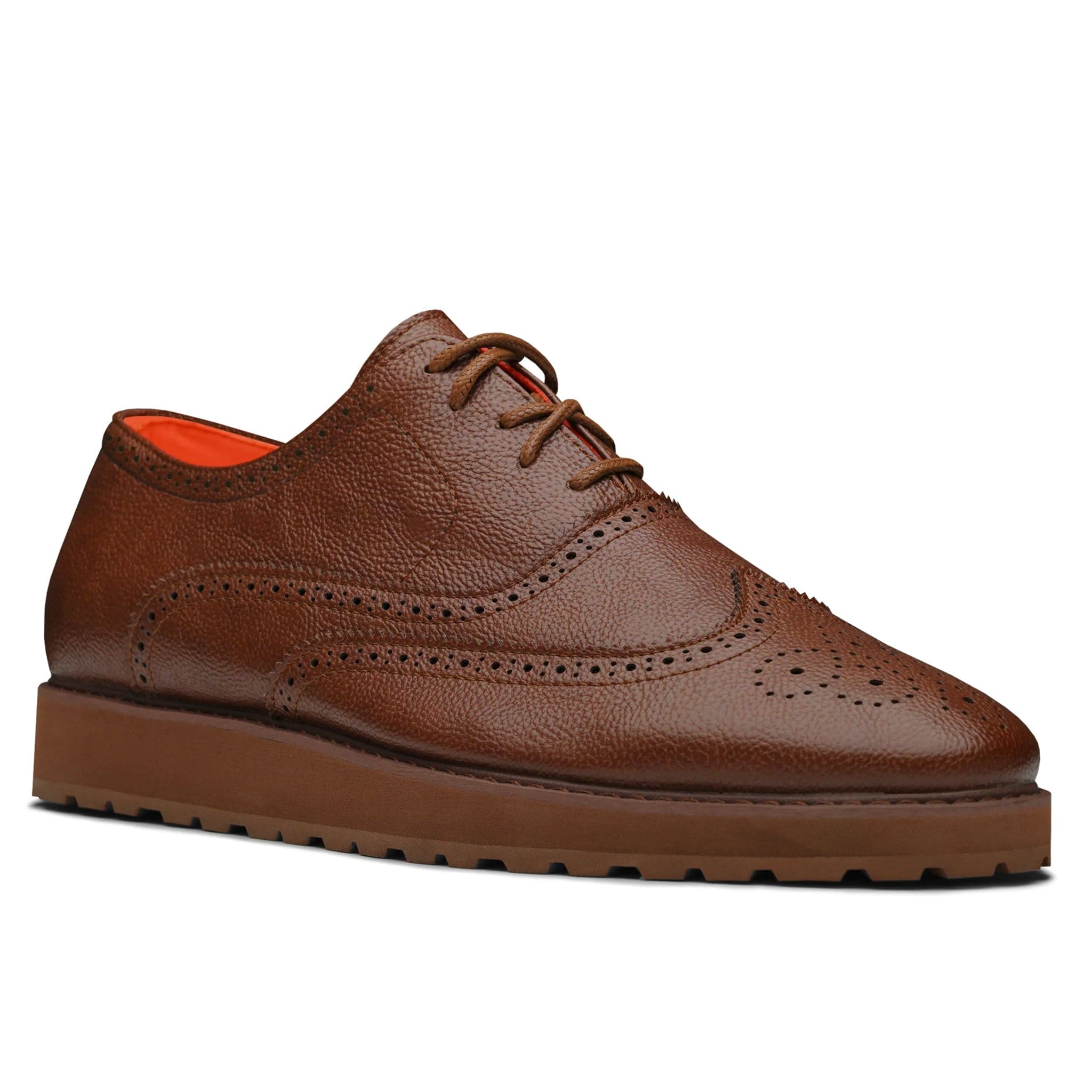 TAYNO DISTRIBUTOR F TC COGNAC / 8.0 The Priority L TAYNO Leather Lace Up Wingtip Sneaker