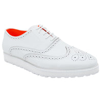 TAYNO DISTRIBUTOR F TC WHITE / 9.0 WINGTOP OXFORD LEATHER SNEAKER/ priorityl