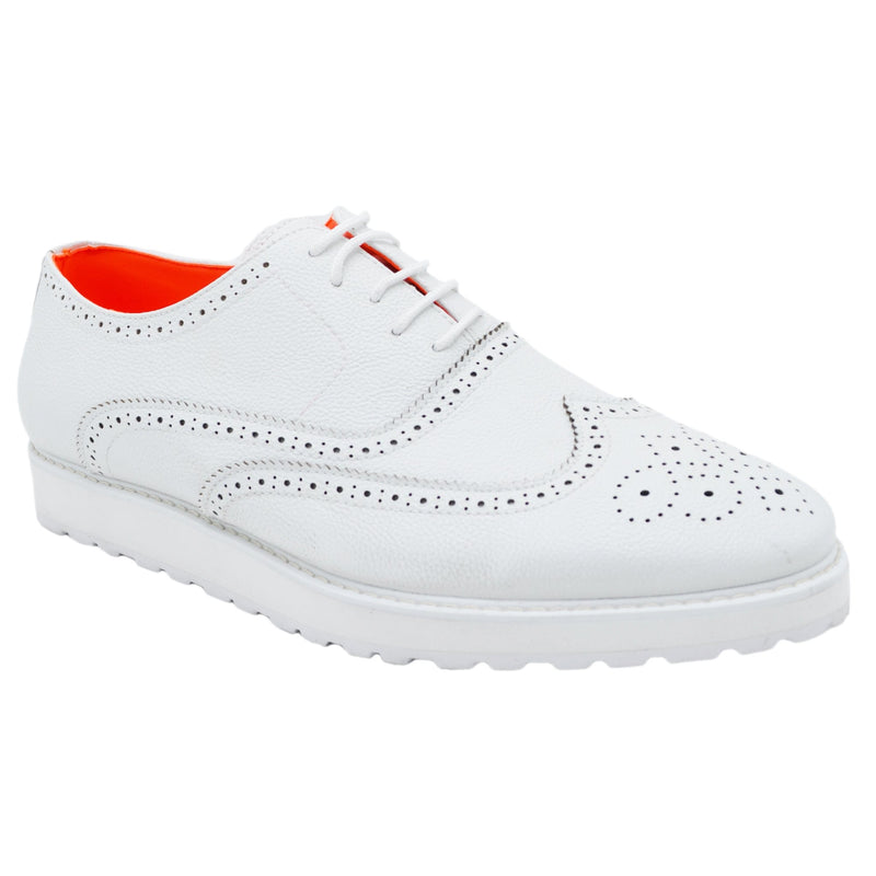 TAYNO DISTRIBUTOR F TC WHITE / 9.0 WINGTOP OXFORD LEATHER SNEAKER/ priorityl