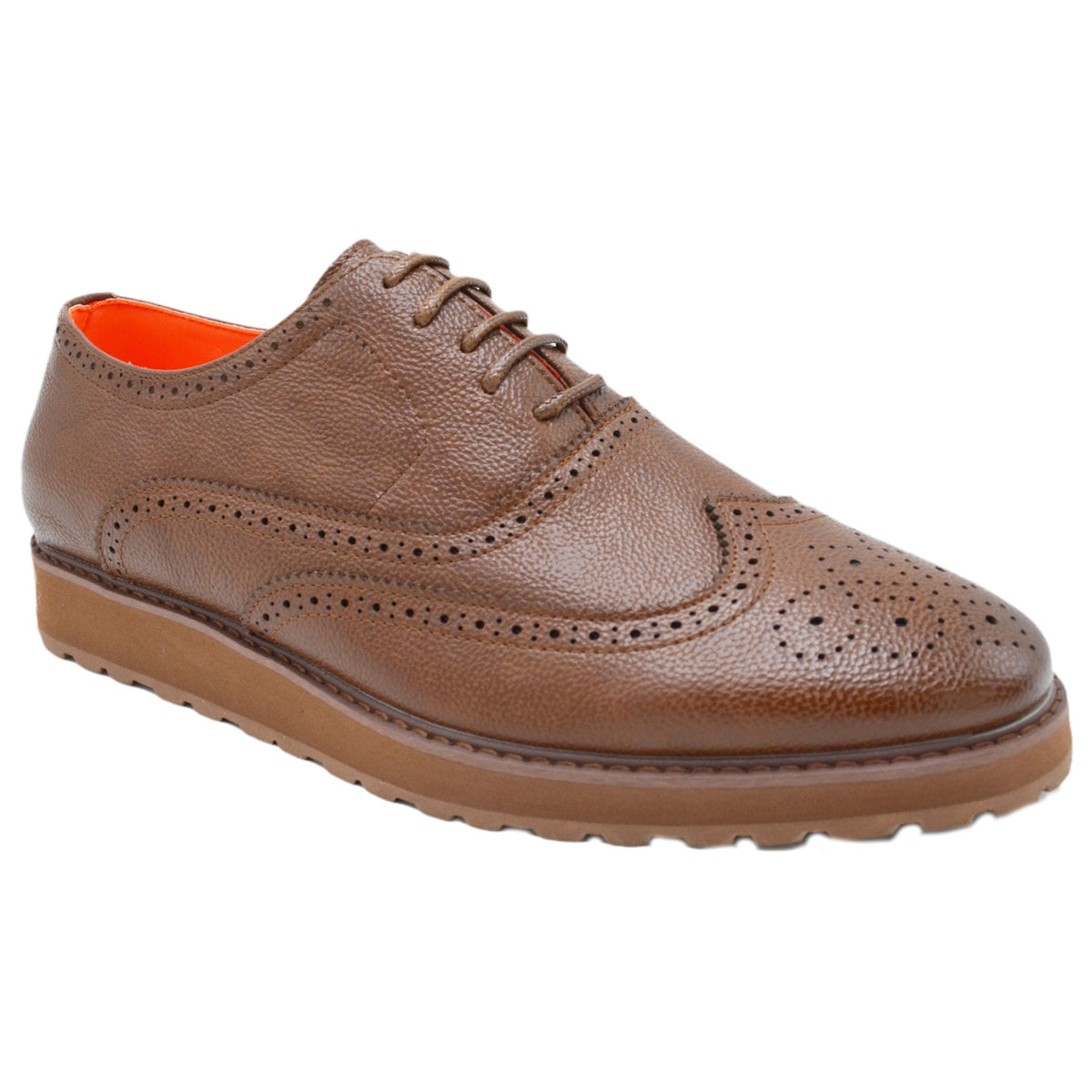 TAYNO DISTRIBUTOR F TC COGNAC / 9.0 WINGTOP OXFORD LEATHER SNEAKER/ priorityl