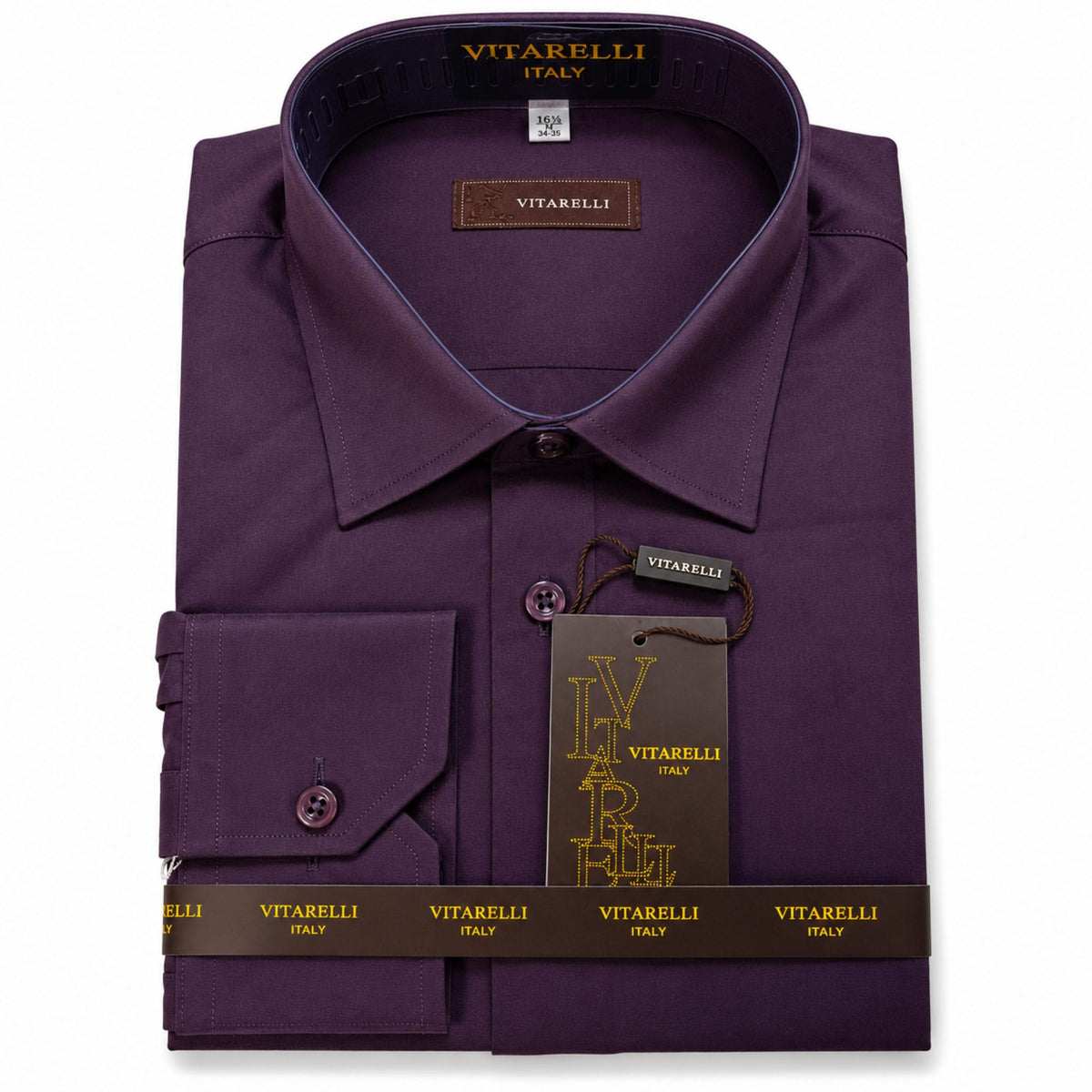 THE SUIT COMPANY S C PLM34/35 / 15.5 2-Way Stretch Dress Shirt