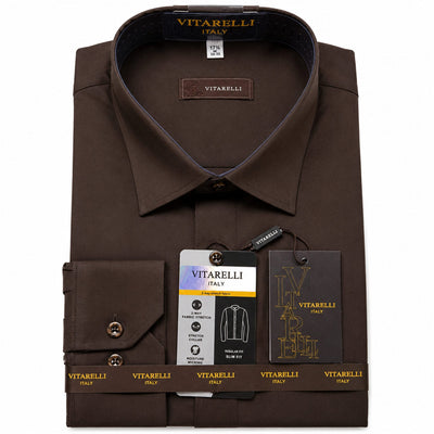 THE SUIT COMPANY S C 4-Way Stretch Dress Shirt