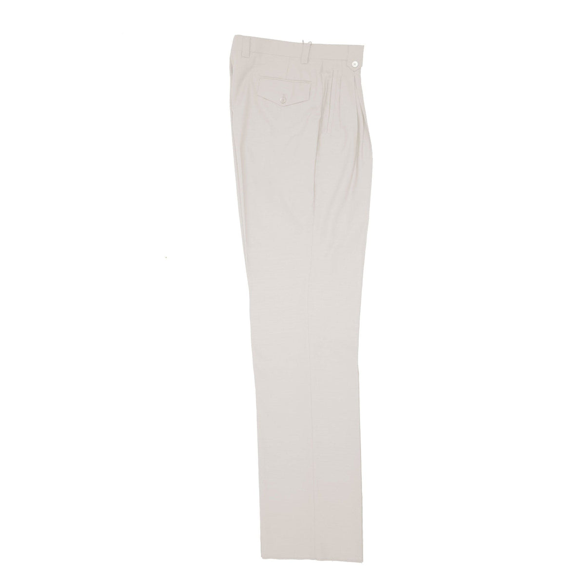 TIGLIO P D OFFWHITE / 32 TIGLIO WIDE LEG PLEATED PANTS/2576