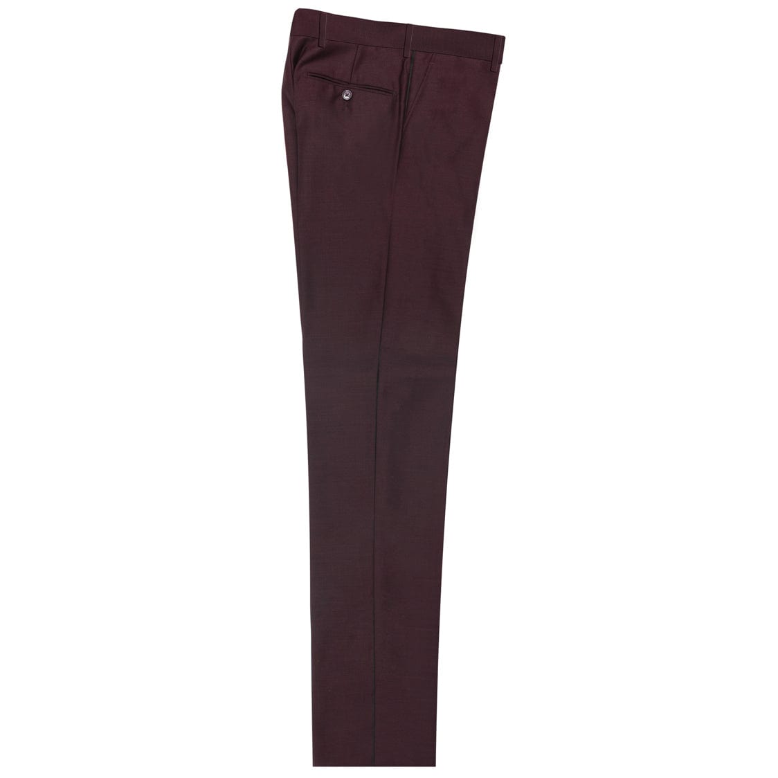 TIGLIO P DM BURGUNDY / 32 TIGLIO FLAT FRONT MODERN FIT PANTS/2560 pants