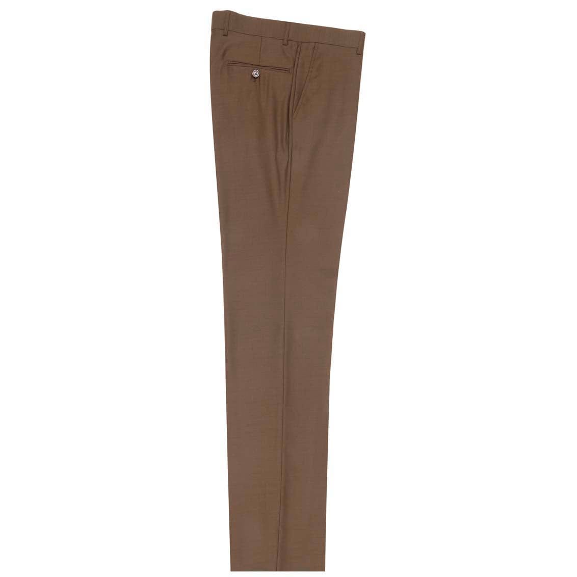 TIGLIO P DM TOBACCO / 32 TIGLIO FLAT FRONT MODERN FIT PANTS/2560 pants