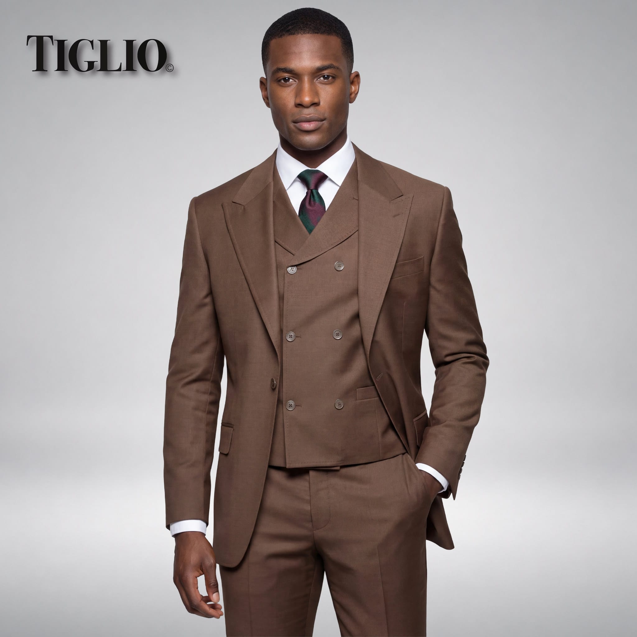 TIGLIO SAN GIOVESSE SUIT & VEST SOLID
