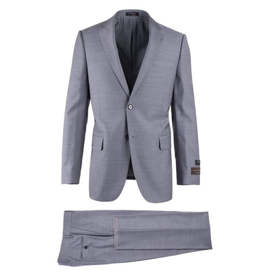 TIGLIO LT. GRAY E090 / 40R Tiglio Novello 2-Piece Suit SOLID