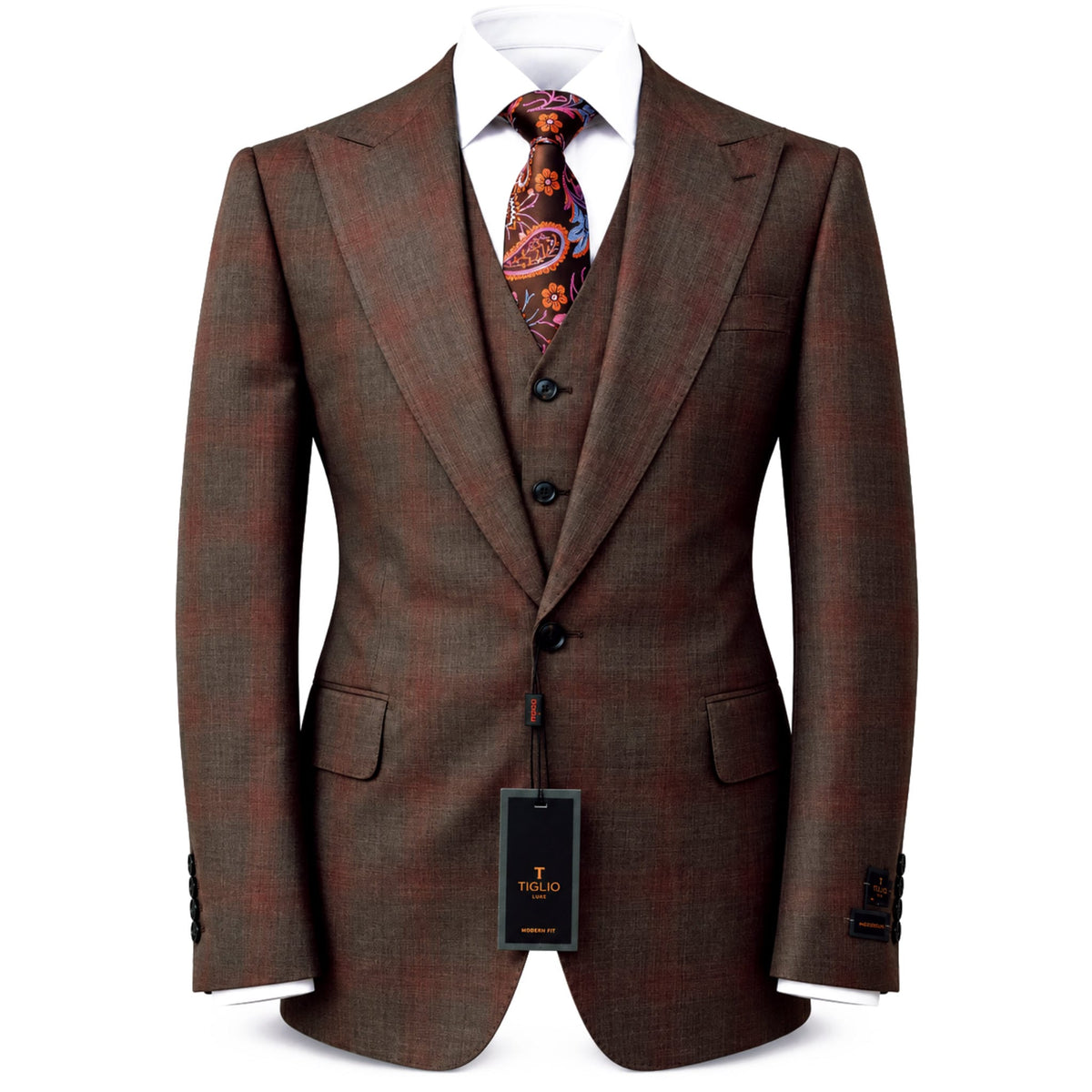 TIGLIO U S M Tiglio CANNES  Designer Three-Piece Suit