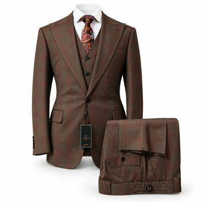 TIGLIO U S M TL33030 / 40R Tiglio CANNES  Designer Three-Piece Suit