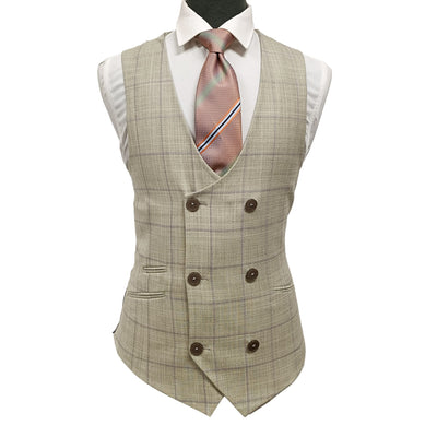 tiglio u sm orvietto by tiglio 3-piece windowpane suit