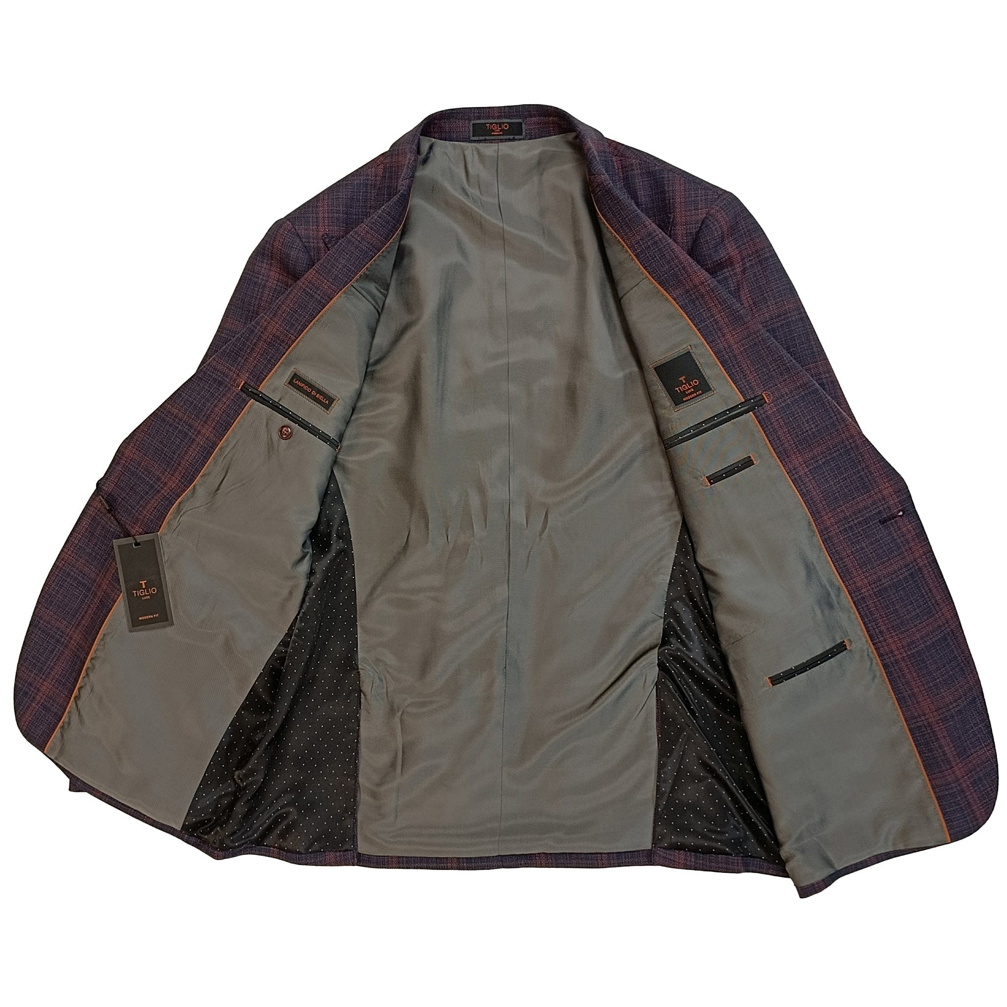 TIGLIO U SM PROFILO VESTED SUIT BY TIGLIO