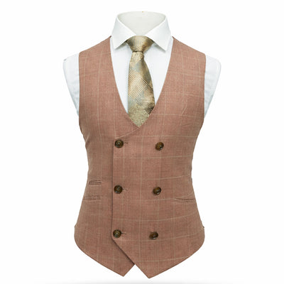 tiglio u sm prosecco by  tiglio three-piece modern fit suit with peak lapel and flat front pants