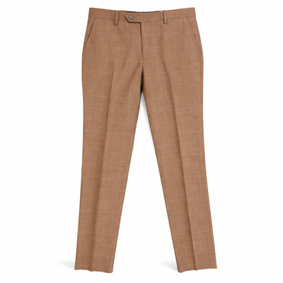 tiglio u sm prosecco by  tiglio three-piece modern fit suit with peak lapel and flat front pants