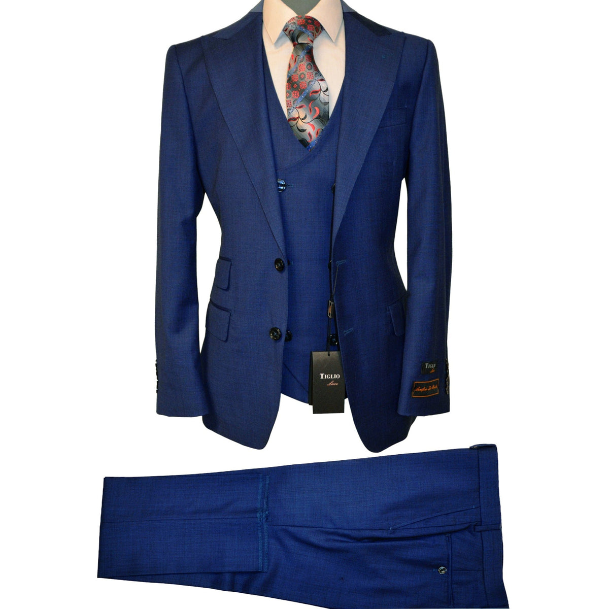 TIGLIO U SM TS4066/2 / 38 SHORT TIGLIO LUXE / PROSECCO VESTED MODERN FIT SUIT