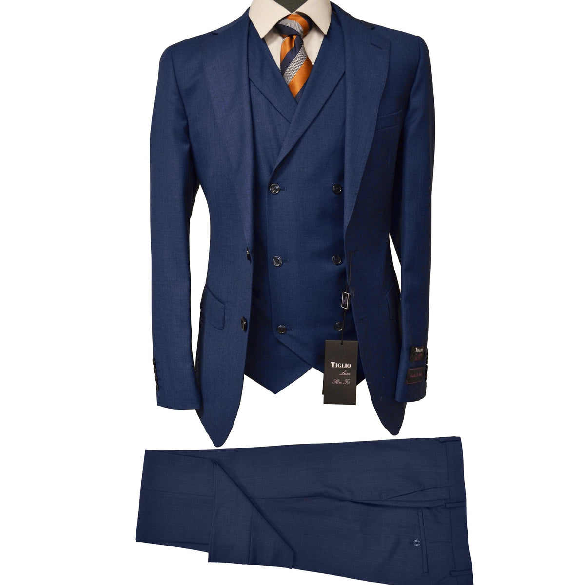 TIGLIO U SS TS4066/2 / 36 SHORT TIGLIO LUXE/ PORTO VESTED SUIT