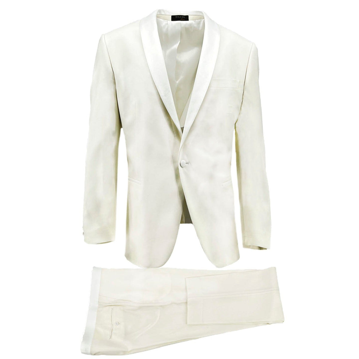 TIGLIO XTUM OFFWHITE / 38 SHORT TIGLIO LUXE / BECKHAM MODERN FIT TUXEDO