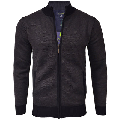 VITAL FASHION GROUP K S NAVY / MED STUDIO FERRERA FULL ZIP SWEATER/Sf1856