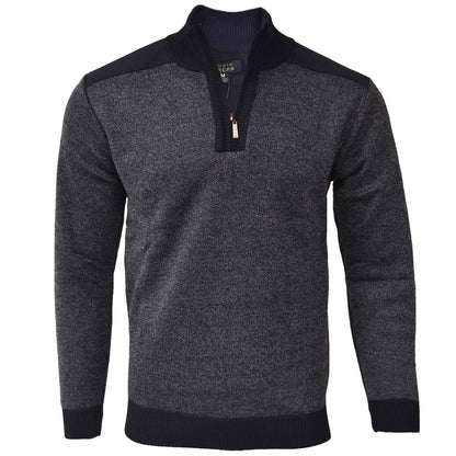 VITAL FASHION GROUP K S BLUE / MED STUDIO FERRERA HALF ZIP SWEATER/Sf1830