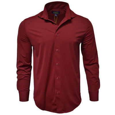 VITAL FASHION GROUP S AL 14001BUR / MED 4-WAY STRETCH SPORT SHRIT/Sf-sport shirt