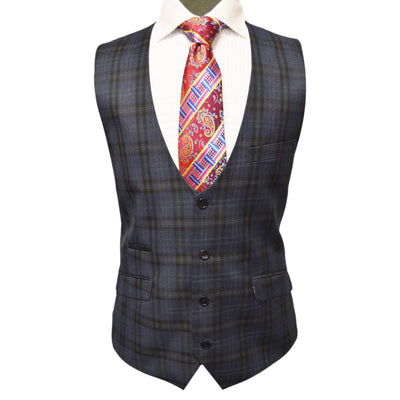 vital fashion group u s studio ferera vested suit/suit-30