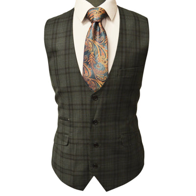 vital fashion group u s studio ferera vested suit/suit-30