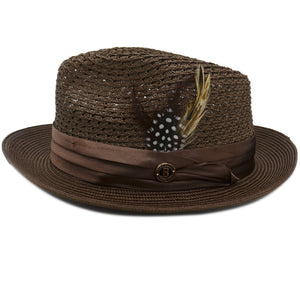 XTREME STYLZ A HS BROWN / S THE JULIAN SPRING HAT