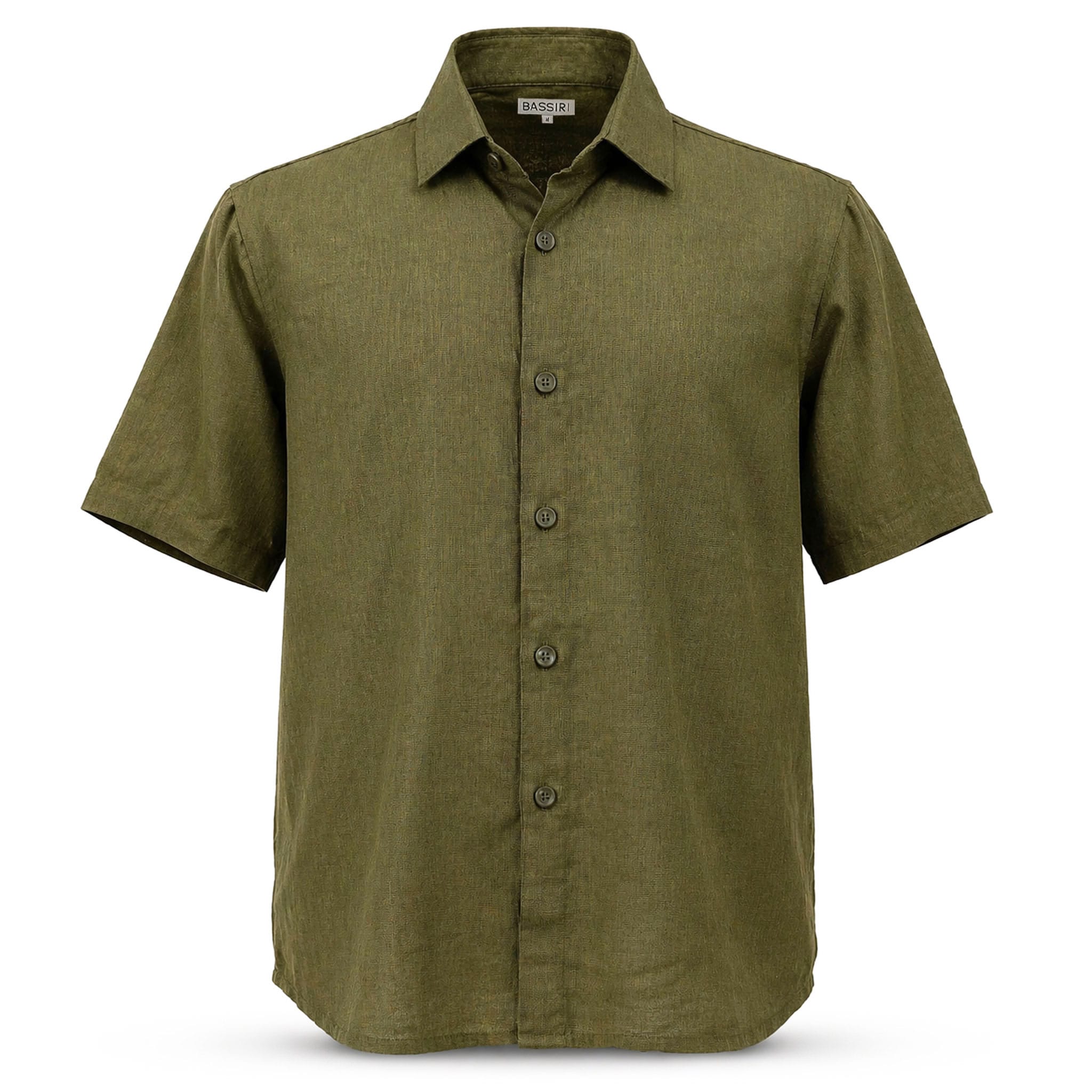 ZANJAN INC DBA BASSIRI O F S Bassiri Men’s Linen Short Sleeve Shirt & Tailored Shorts Set – Hand Finish Collection/S-1043