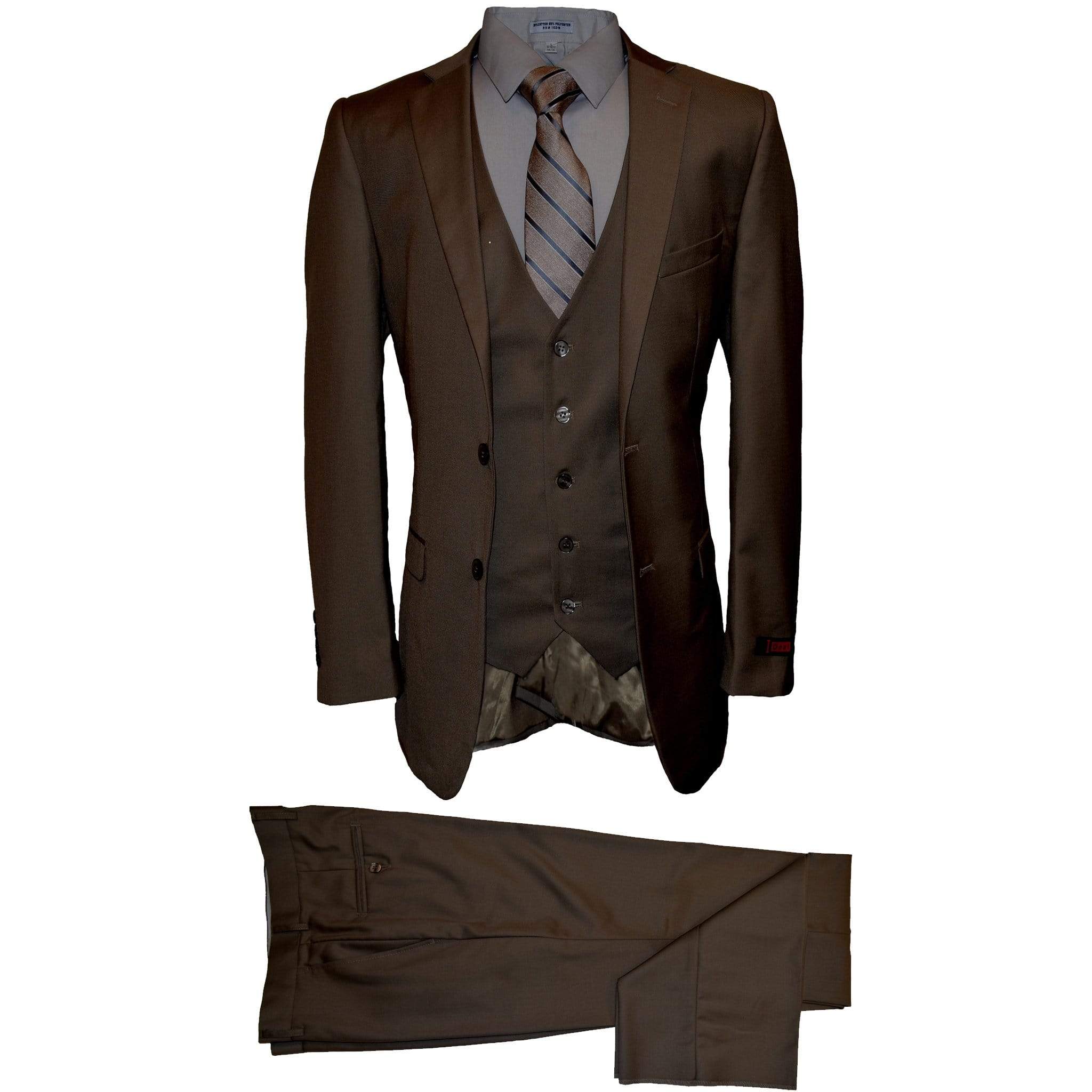 IDEAL VESTED MODERN FIT SUIT – MilanoMensWear