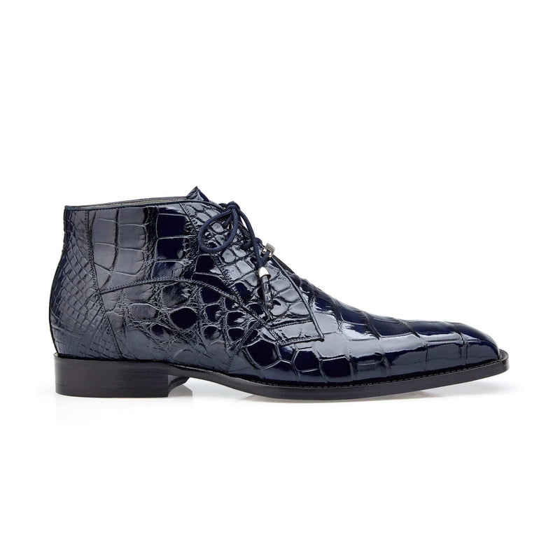 BELVEDERE EXOTIC SHOES STEFANO NAVY BY BELVEDERE