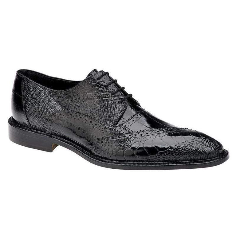 Belvedere Grey Ostrich and crocodile skin Shoes for Men