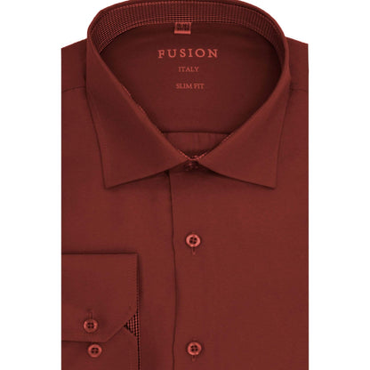 BERLIONI, INC S C BURGUNDI / 15.5 Basic shirt 32/33