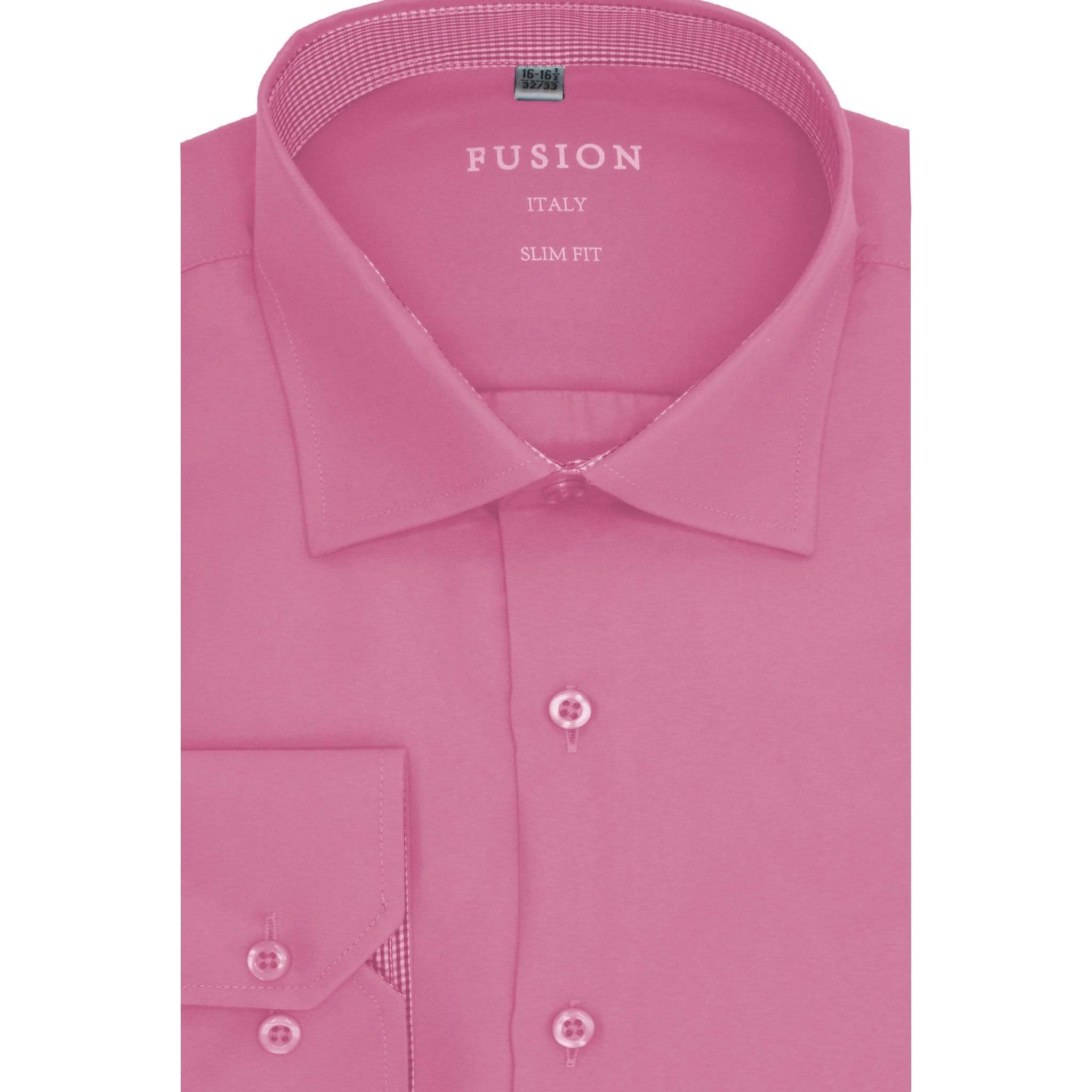 BERLIONI, INC S C DK.PINK / 15.5 Basic shirt 32/33