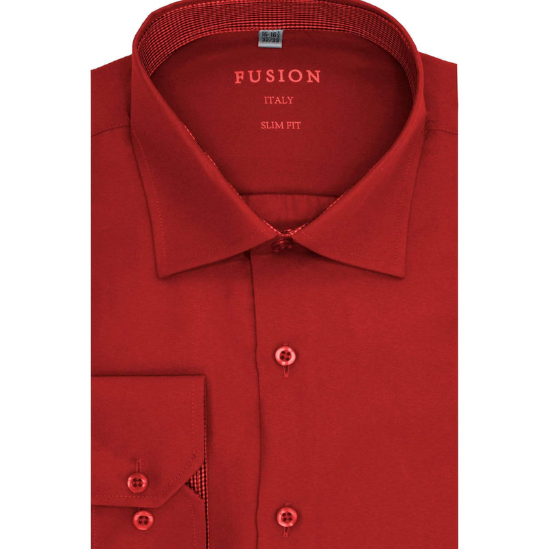BERLIONI, INC S C RED / 15.5 Basic shirt 32/33