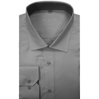 BERLIONI, INC S C GRAY / 15.5 Basic shirt 34/35