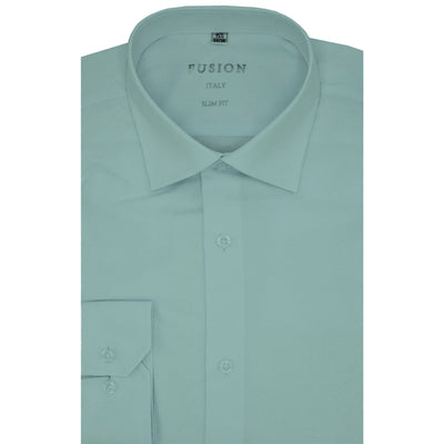 slim fit dress slacks Avanti Uomo Dress Shirt DNS04 Aqua (Slim Fit) 16.5 4/5 main image 0