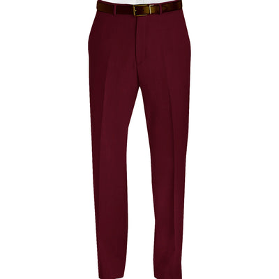 BRAVEMAN SUITING COMPANY P DM BURGUNDI / 30 MILANO LABEL DRESS PANTS/Br202