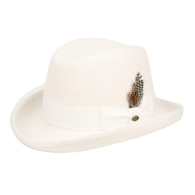 EPOCH FASHION ACCESSORY C A HF IVR / ALL HOMBURG WOOL FELTS HATS/He31