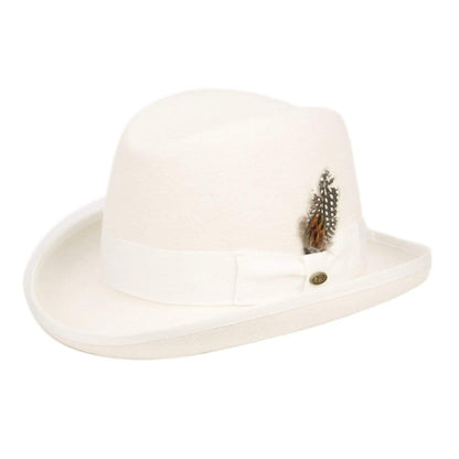 EPOCH FASHION ACCESSORY C A HF IVR / ALL HOMBURG WOOL FELTS HATS/He31