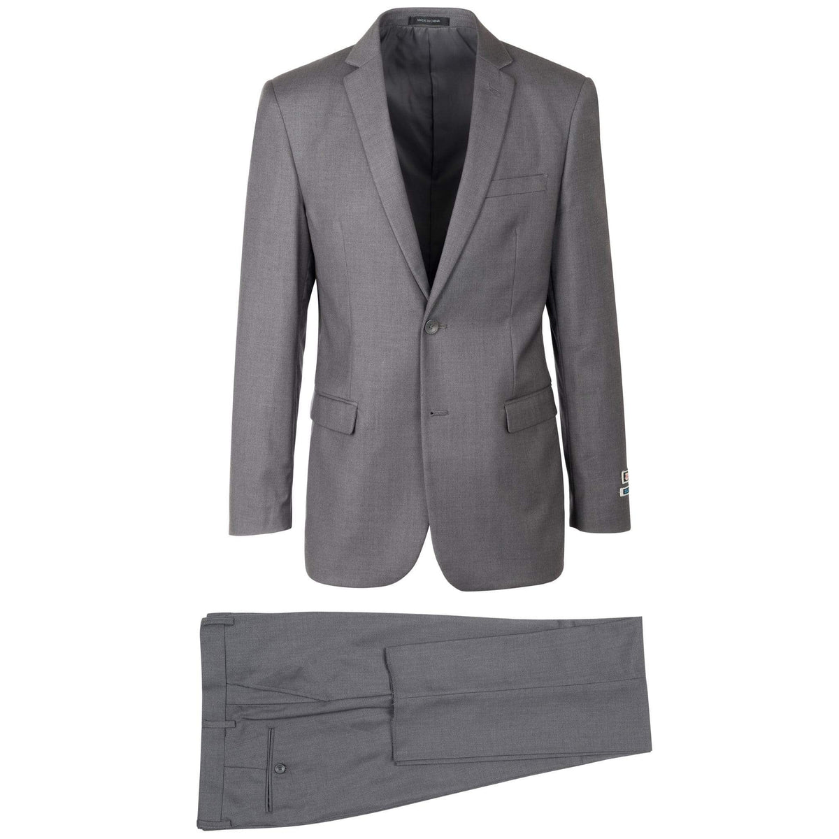 Gianni Uomo U SM GRAY / 38 REG GIANNI UOMO Modern Fit 2PC Suit/ TR-2