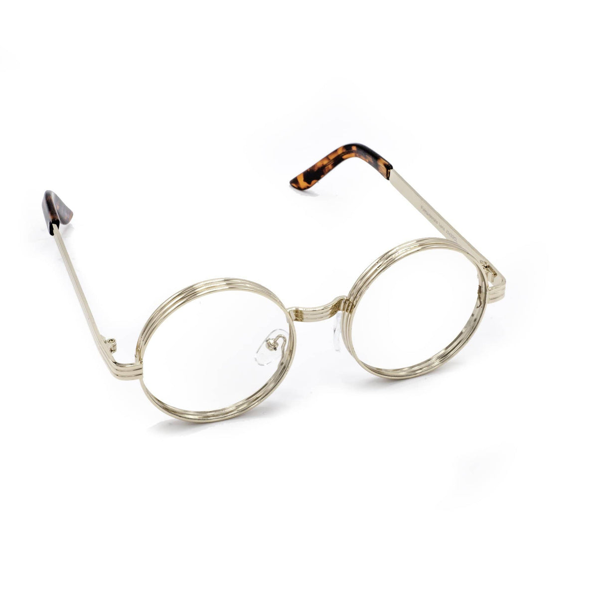 GLASSES SUNGLASSES LT.GOLD MILANO CLEAR GLASSES