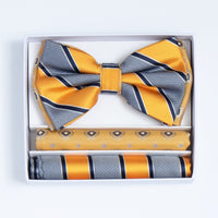 GR CLOTHING GRP DBA ROSSI BT GOLD/GRY ROSSI MAN BOWTIE