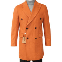 MARENZIO GROUP, INC. J CF RUST / MED C-COUTURE DOUBLE BREASTED COAT/Tc-1205