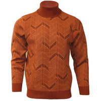 MARENZIO GROUP, INC. K S RUST / MED C-COUTURE TURTLE NECK HEAVY SWEATER/T-192