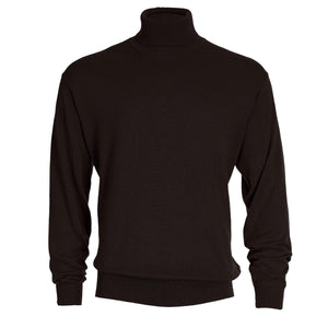 MERC USA, INC INSEARCH T PL 25-BROWN / MED COTTON BLEND TURTLENECK SWEATER/4708