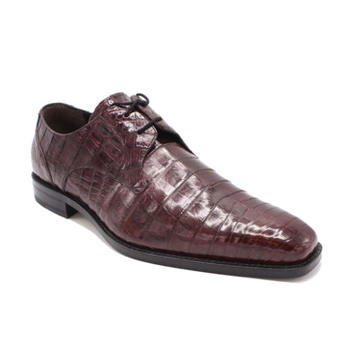 MEZLAN F T BURGUNDY / 8.5 ANDERSON By Mezlan  Crocodile 13584