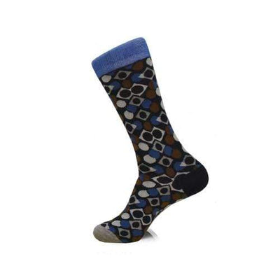 MilanoMensWear AS SO2018 BLUE NOVELTY SOCKS