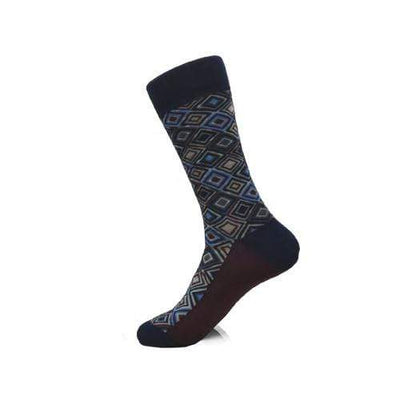 MilanoMensWear AS SO2021 NAVY NOVELTY SOCKS
