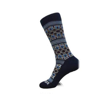MilanoMensWear AS SO2017 NAVY NOVELTY SOCKS